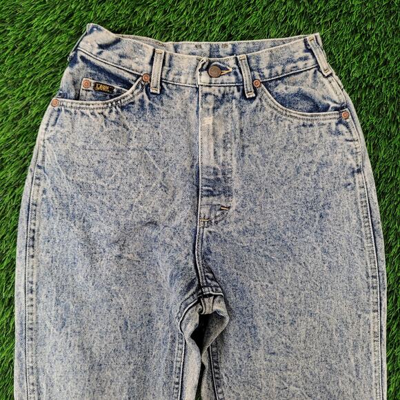 Vintage 80s LEE Riders Jeans Womens 00 24x29 Union TALON USA - Picture 14 of 16